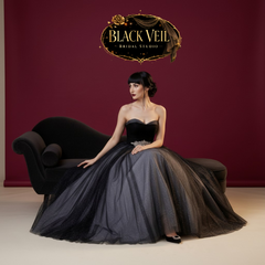 Undine Black Wedding Dress