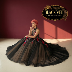 Yemaya Black Wedding Dress