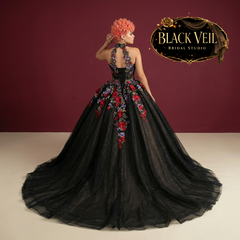 Yemaya Black Wedding Dress