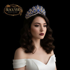 Ornate Baroque Tiara for Brides | Regal Wedding Crown
