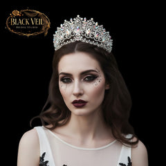 Ornate Baroque Tiara for Brides | Regal Wedding Crown