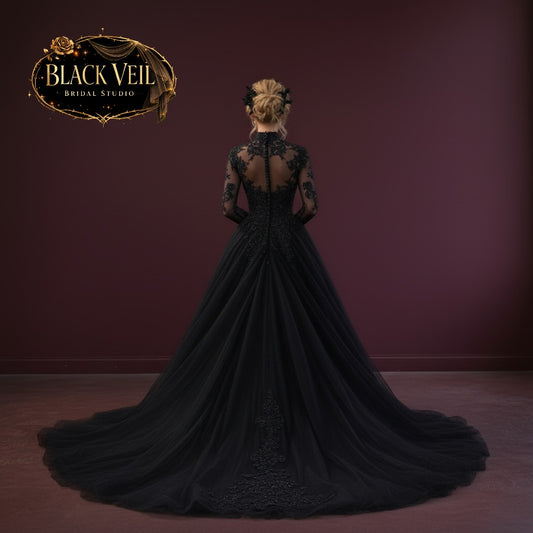 Nymeria Black Wedding Dress