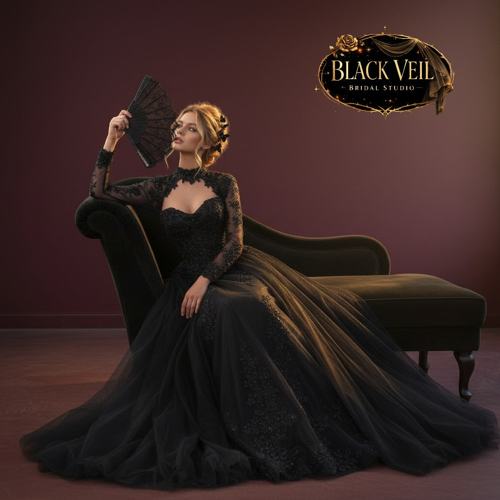 Nymeria Black Wedding Dress