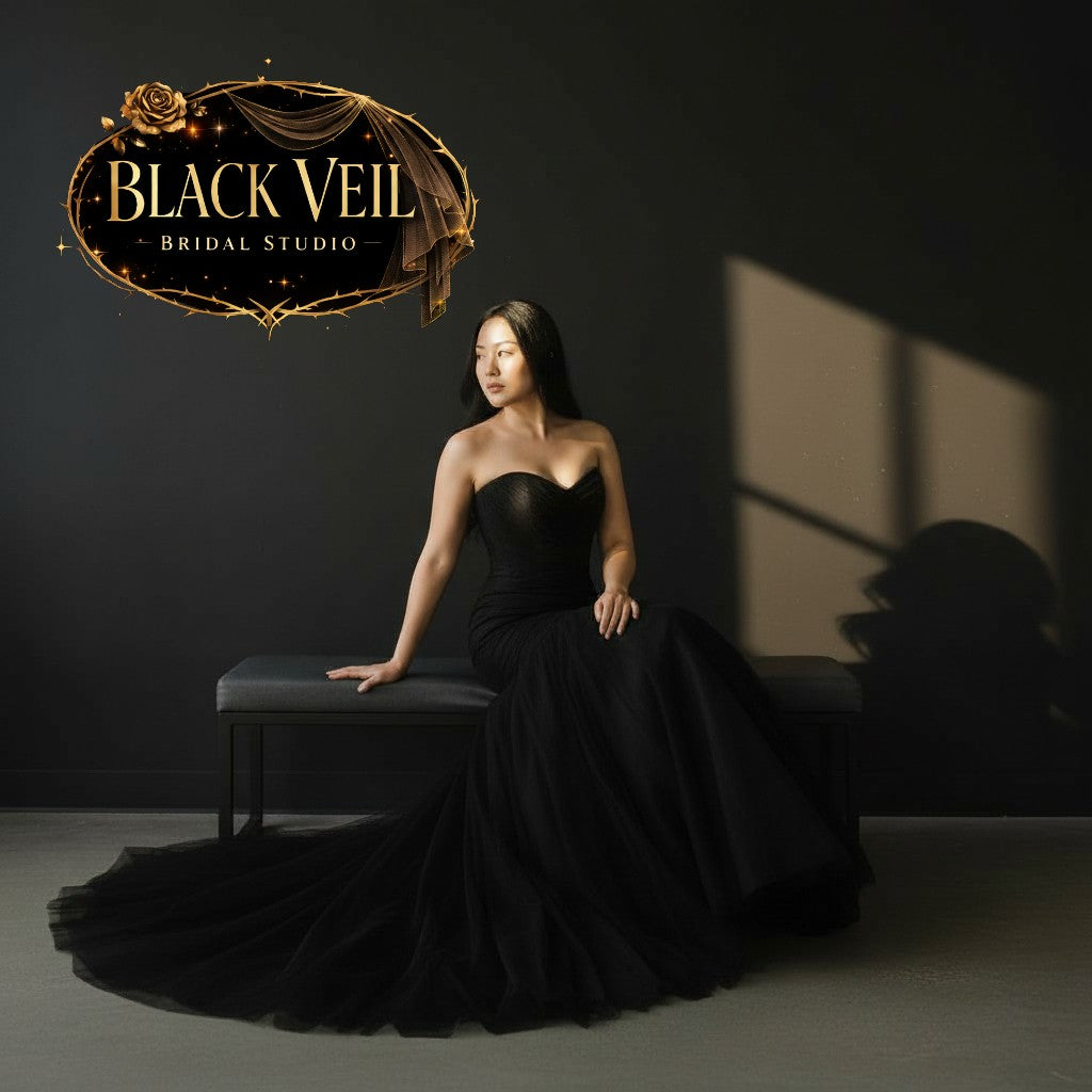 Mermaid Black Wedding Dresses