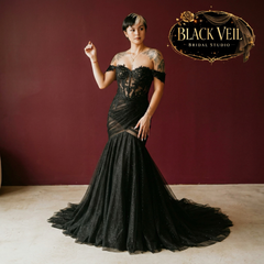 Freya Black Wedding Dress