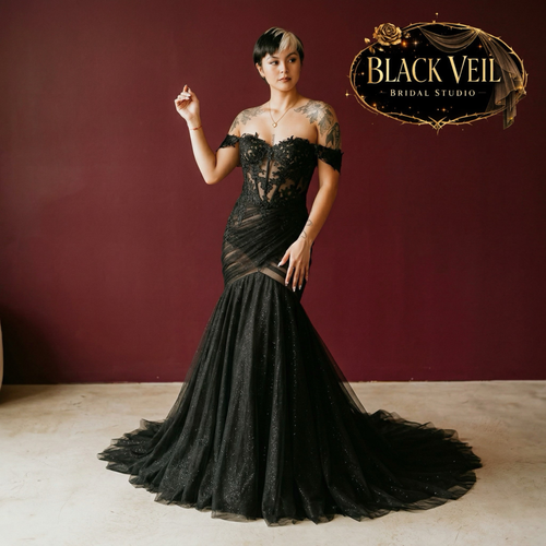 Freya Black Wedding Dress