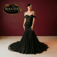 Freya Black Wedding Dress