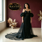 Arachne Black Wedding Dress