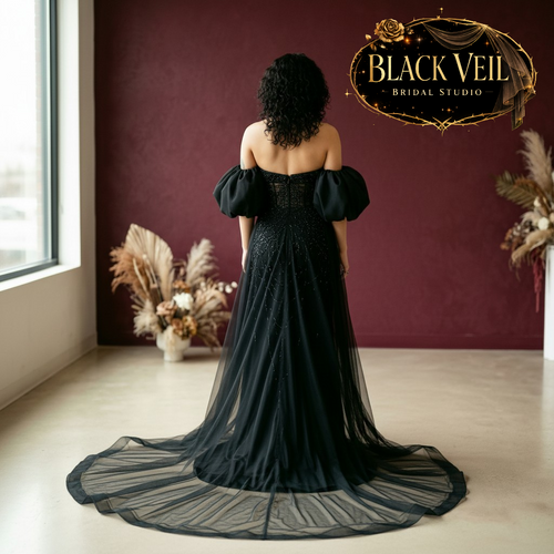 Arachne Black Wedding Dress