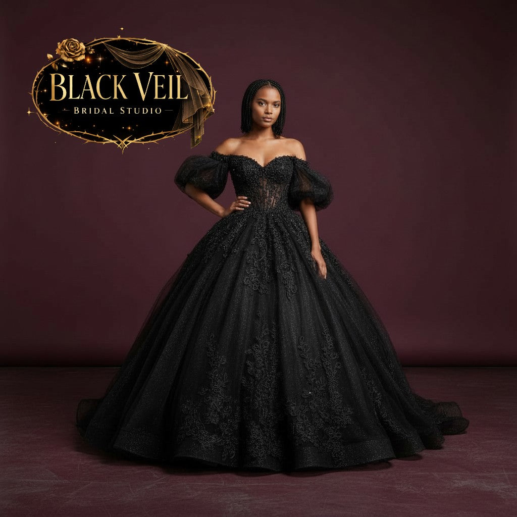 Aradia Black Wedding Dress