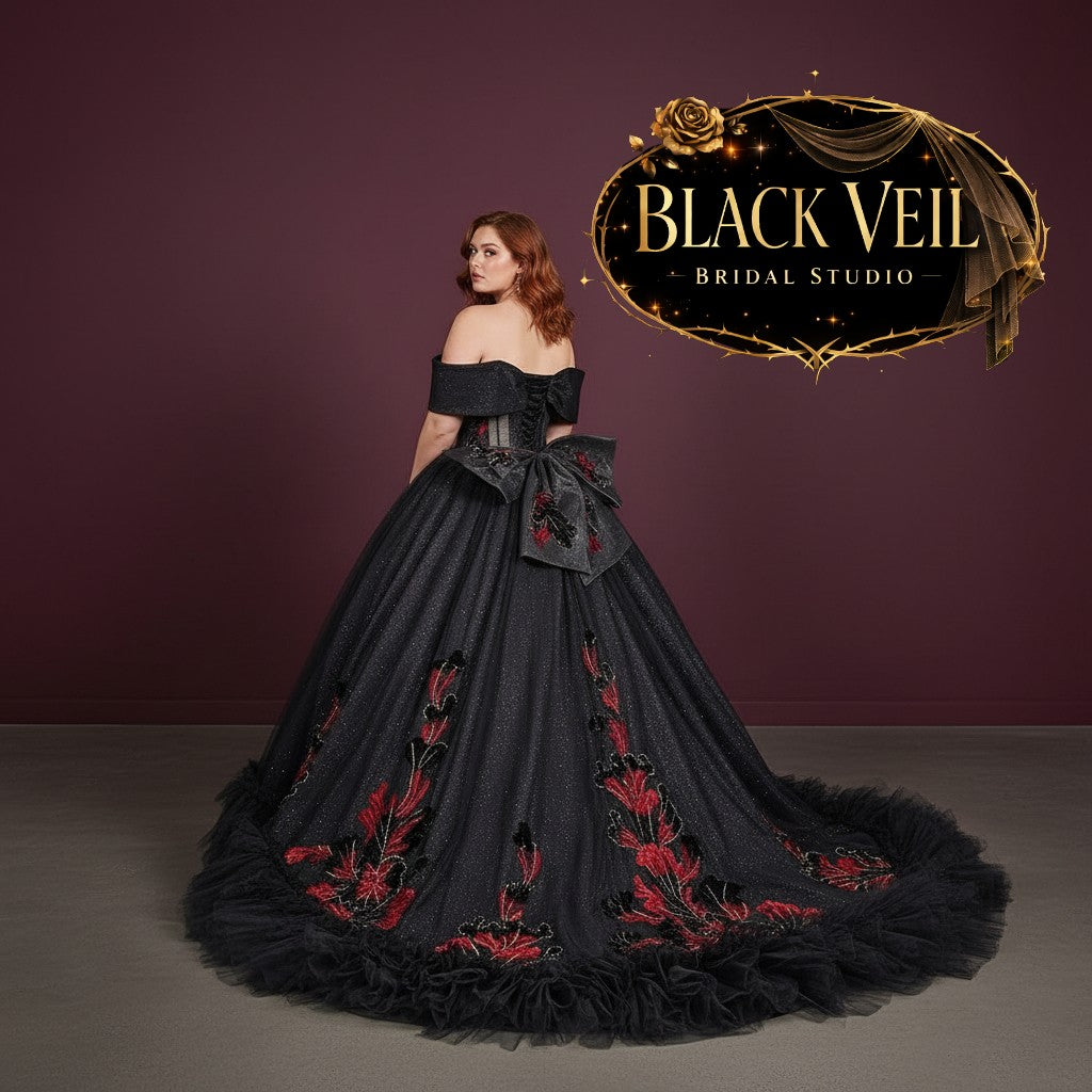 Arianrhod Black Wedding Dress