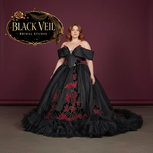 Arianrhod Black Wedding Dress