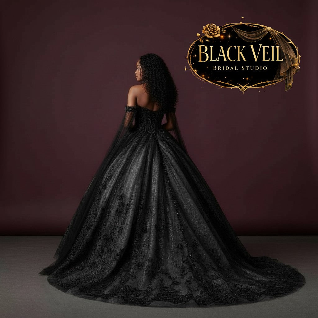 Artemis Black Wedding Dress