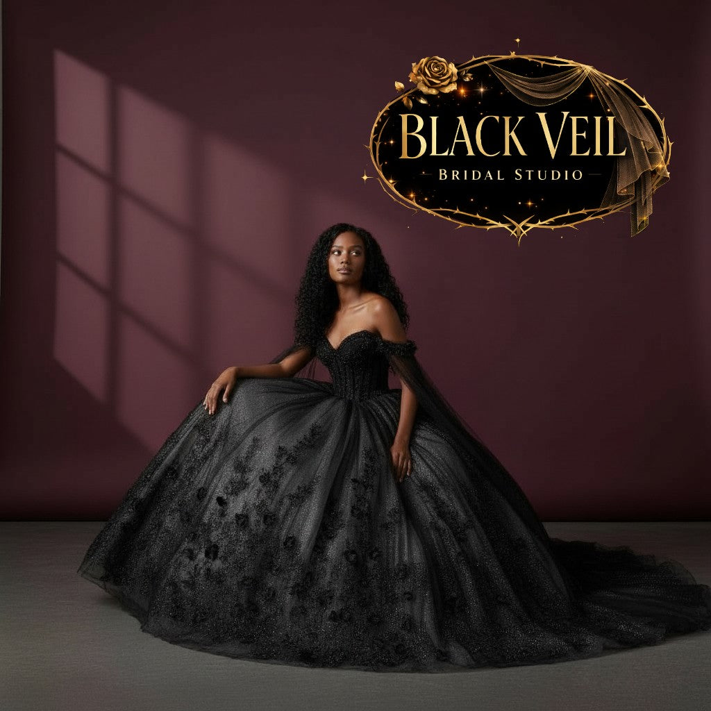 Artemis Black Wedding Dress