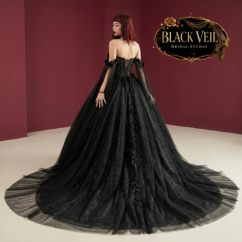 Artemis Black Wedding Dress