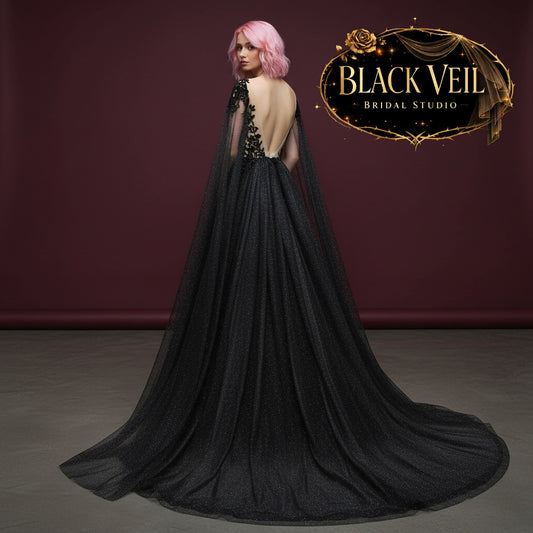 Asphodel Black Wedding Dress