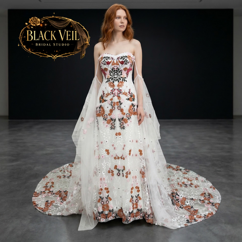 Belladonna Floral Wedding Dress