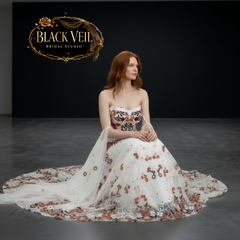 Belladonna Floral Wedding Dress