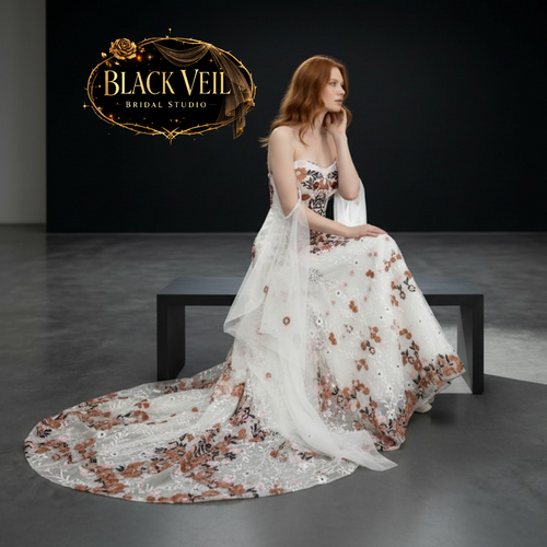 Belladonna Floral Wedding Dress