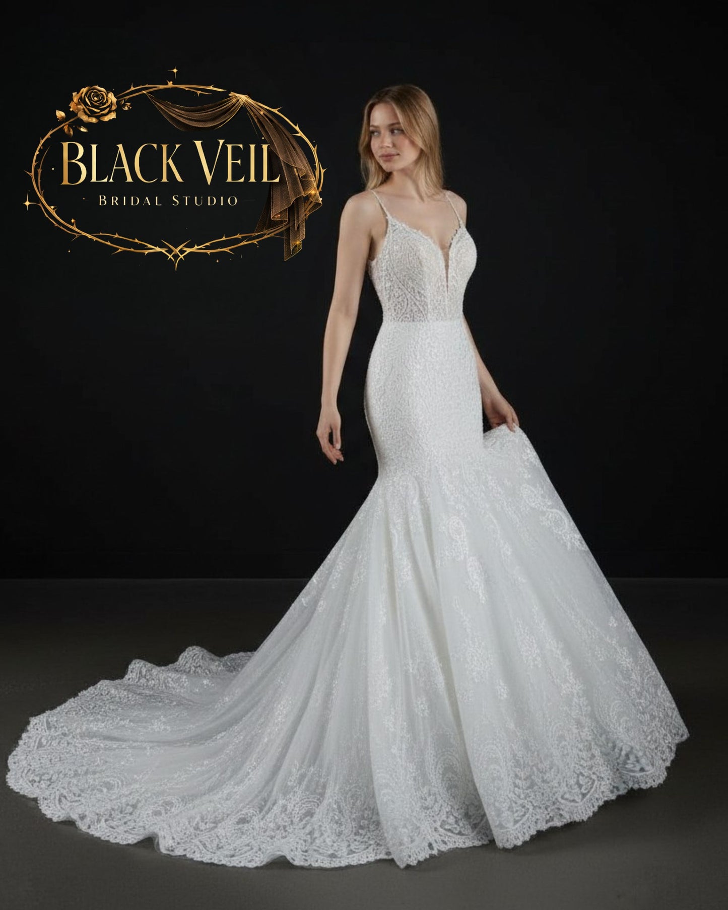 Morrigan in White Traditional Wedding Dress