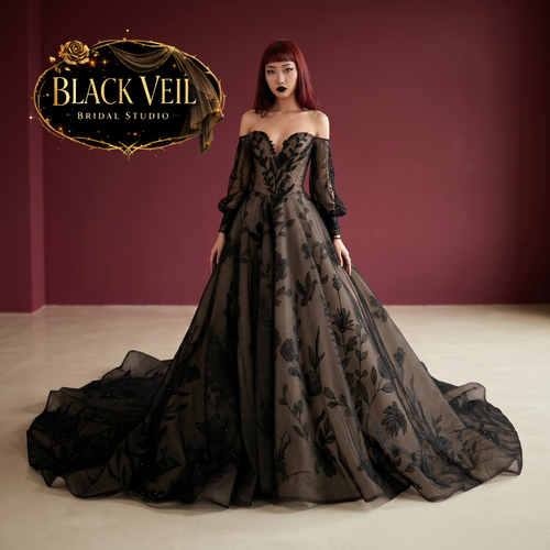 Blakeley Black Wedding Dress