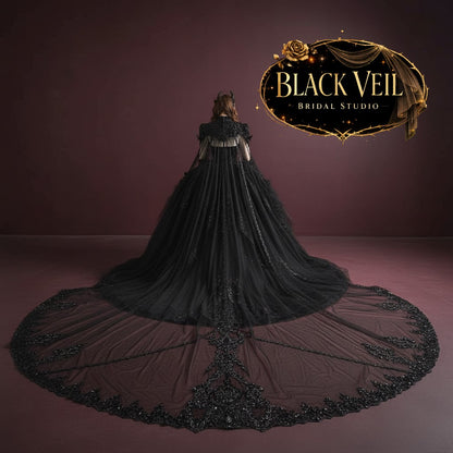 Branwen Black Wedding Dress