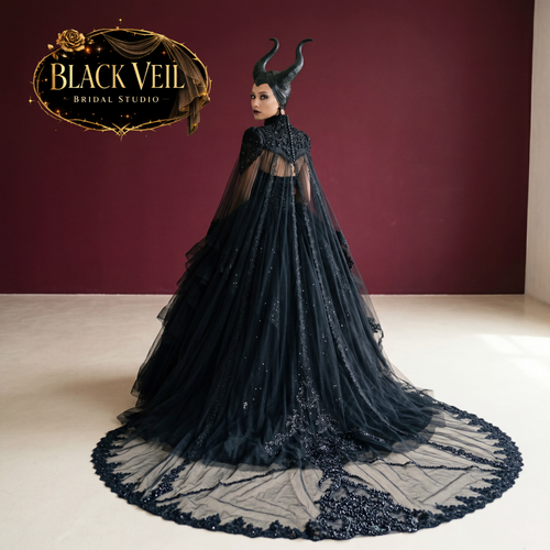 Branwen Black Wedding Dress