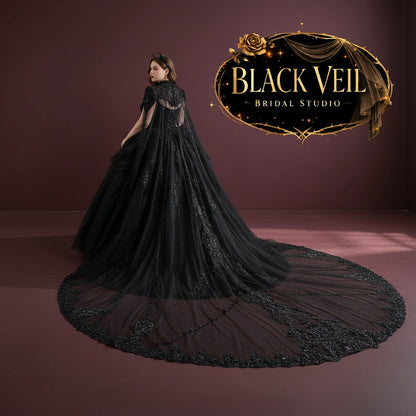 Branwen Black Wedding Dress