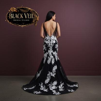 Cassandra Black Wedding Dress