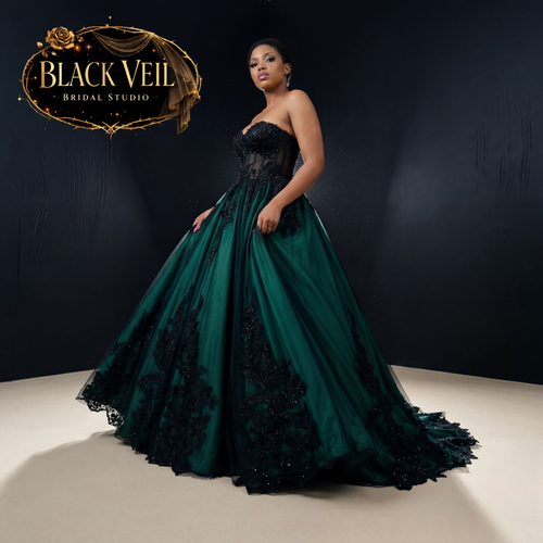 Chloris Green Wedding Dress
