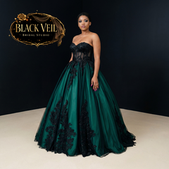 Chloris Green Wedding Dress