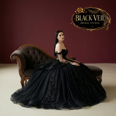 Endora Black Wedding Dress