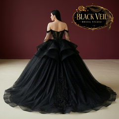 Endora Black Wedding Dress