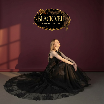 Epona Black Wedding Dress