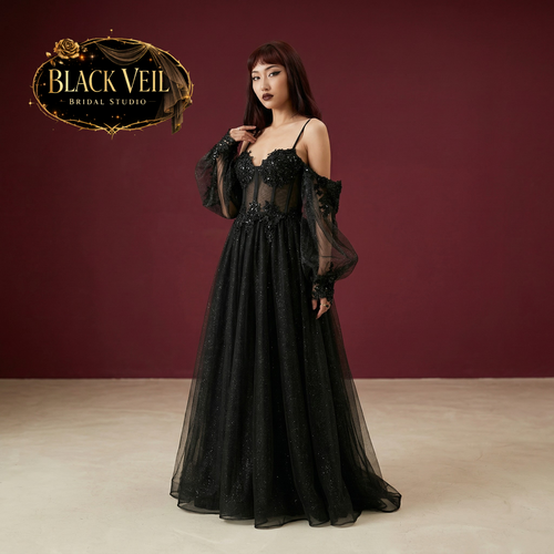 Eris Black Wedding Dress