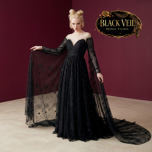 Estella Black Wedding Dress