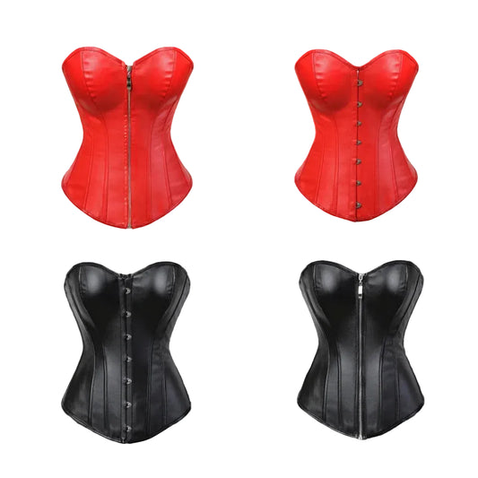 The Dark Devotion Faux Leather Bridal Corsets
