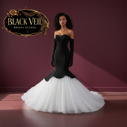 Fenella Black Wedding Dress