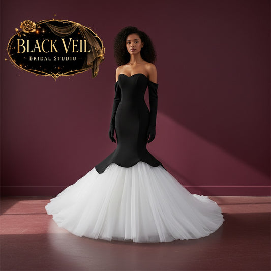 Fenella Black Wedding Dress