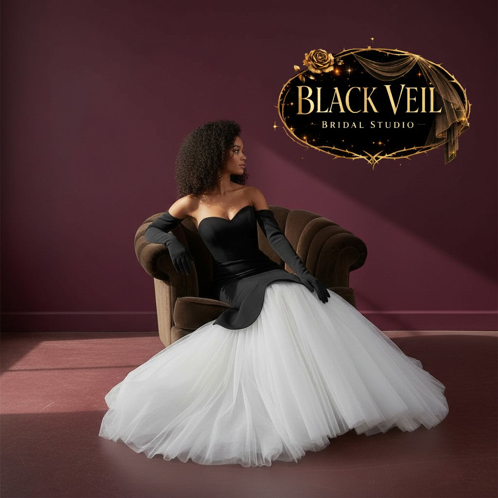 Fenella Black Wedding Dress