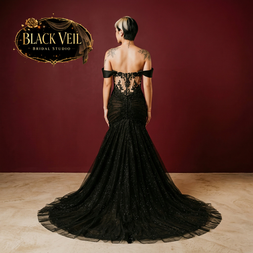 Freya Black Wedding Dress