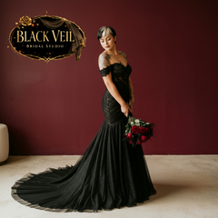 Freya Black Wedding Dress