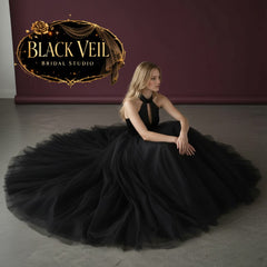 Fable Black Wedding Dress