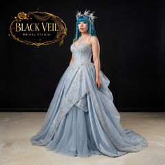 Griselda Blue Wedding Dress