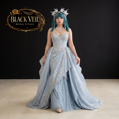 Griselda Blue Wedding Dress
