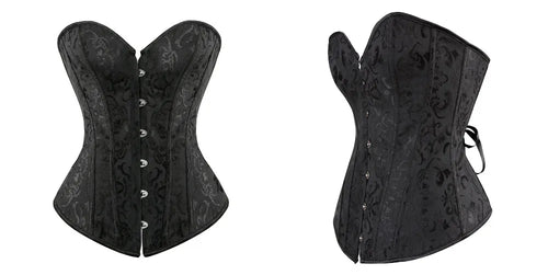 The Lunar Bloom Satin Bridal Corset