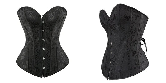 The Lunar Bloom Satin Bridal Corset