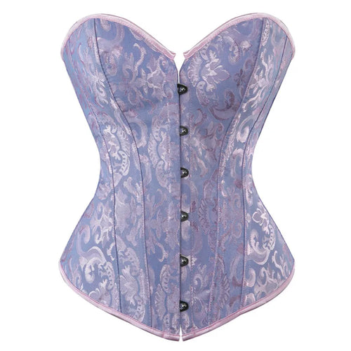 The Lunar Bloom Satin Bridal Corset