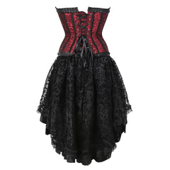 The Veiled Romance Bridal Corset With Skirt