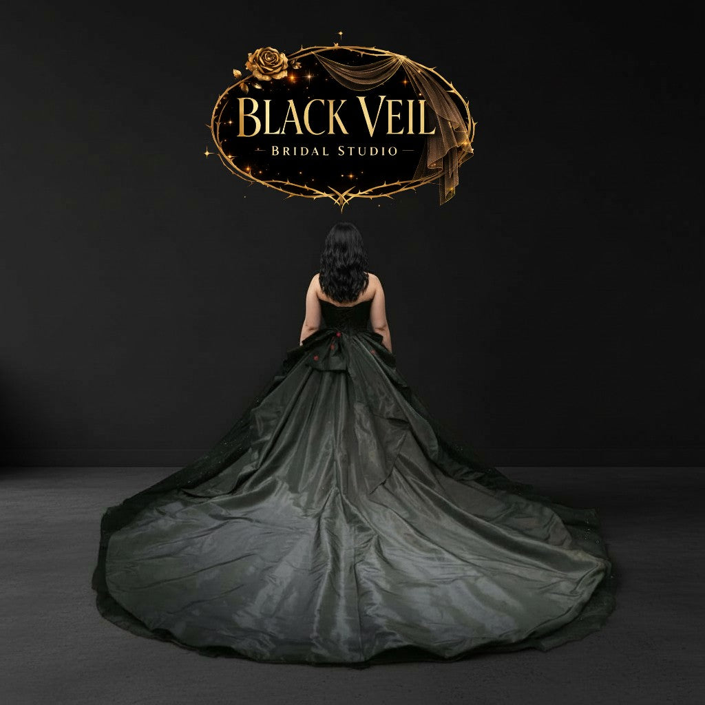 Hecate Black Wedding Dress